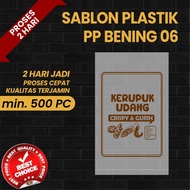 PP 06 PLASTIC SCREEN PRINTING (2 DAYS TO BE DONE)