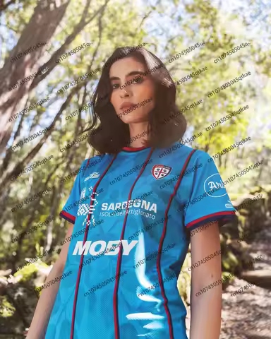 Cagliari Calcio Third 25/26 Football Jersey Summer Man Women Sport Comfort Breathable Sport Tee Over