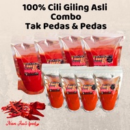 [KL area only] COMBO CILI GILING ASLI TAK PEDAS & PEDAS | CILI KISAR | CILI GEMUK/KERINTING | NAN AU