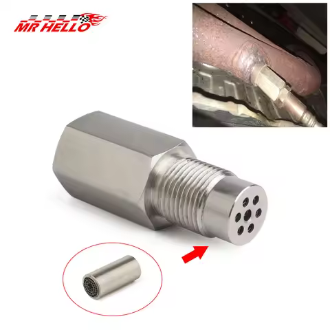 For Fault Code P0420 P0430 Universal Sensor Spacer Adapter M18X1.5 Check Engine Light CEL Mini Catal