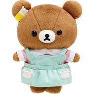 San-X Rilakkuma Colorful Doctor Collectible Plush Toy Chairoikoguma (Nurse) 9×14×18cm 6 years and ol