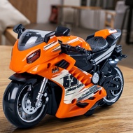 New Sound and Light Music Motorcycle Racing Sports Bike Model