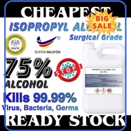 ⭐ ⭐READY STOCK⭐ ⭐ ♘Cheapest 5L Isopropyl Alchohol IPA 75 Surface Sanitizer Rubbing Alcohol Non Sticky Fragrance Free 消毒水♝