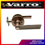 Varro Tubular Lever Handle Door Lockset VRTL-6161 Antique Copper