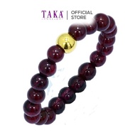FC1 TAKA Jewellery 999 Pure Gold Ball with Beads Ring