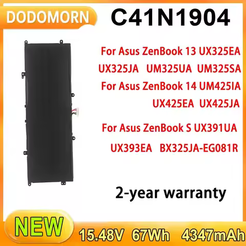 C41N1904 Laptop Battery For Asus ZenBook 13 UX325EA UX325JA UM325UA UM325SA ,For Asus ZenBook Flip S