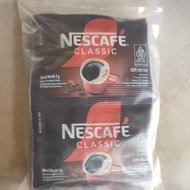 Nescafe classic pure coffee 100c/o contains 10 classic nescafe sachets