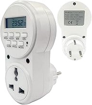 sainio Automatic Smart Digital Programmable Timer Switch with Smart Socket Plug
