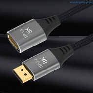 wonderpakea1 8K DisplayPort 1 4 Extension Cable 60Hz UHD 4K 144Hz Male to Female for Computer and Mo