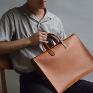 【筆電手提包 Laptop bag】植鞣皮革/ 16寸筆電 /都會公事包/簡約