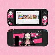 ubRLO1YD Pink Anime Nintendo Switch Cover Case For Girl Kawaii Dockable Hard PC Protective Shell Controller Joy-Con Joystick Bundle