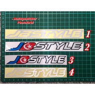 Sticker motor sticker kereta sticker jbstyle jb problem jb x rehat sticker pantul cahaya