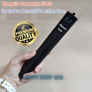 GOMOUNT S185 selfie stick for GoPro, insta360 action cam, selfie stick