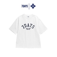 7DAYS Urban Monday short-sleeved round neck t-shirt cotton t shirt 100%