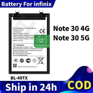 Battery For infinix Note 30 4G 5G Bateri BL-49TX