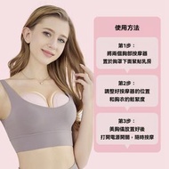 Others - 胸部美容儀 - 舒緩SPA 循環按摩恒溫熱敷智能胸部按摩器乳腺通暢隨時隨地享受, 13*13*3.5 公分, 粉色
