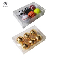 [Fenteer] 6 Novelty Golf Balls, Fun Gifts, Collectible, 1.68 Inch, Boxed, Funny Golf Accessories for