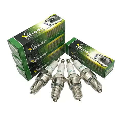 4PCS open double spark Plug NP23 FOR BPR6ES BPR6EIX IW20 IW20TT IW16 BPR5ES W20EXR-U WR7DC RN9YC F6R