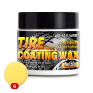 Tire Wax Car Tire Brightener Interior Instrument Refurbishment Wax Maintenance Blackening Durable An