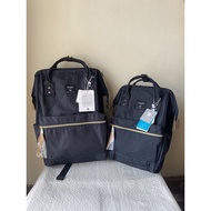 Anello ของแท้มีป้ายกันปลอม รุ่นผ้า กระเป๋าเป้สะพายหลัง ผ้าCanvas [แถมตุ๊กตา]