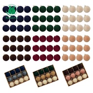 Kesoto 12 Christmas Baubles for Hanging, Velvet Baubles, Flocked Decorative Baubles, Shatterproof Ba