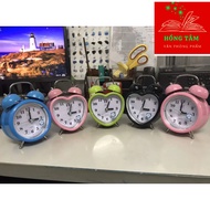 Iron alarm clock with battery