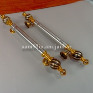 Handle Pintu Rumah 50 cm Tarikan Gagang Kunci Stainles Kuningan Bola Ulir Gold Chorme Crom 11 kg Ant