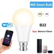 HOME MI [Hàng Có Sẵn] Bóng Đèn Thông Minh WIFI Bóng Đèn RGB E26 B22 9W Đèn Thông Minh Điều Khiển Bằn