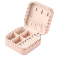 Portable Travel Mini Jewelry Box Leather Jewellery Ring Organizer Case Storage Gift Box Girls Women 