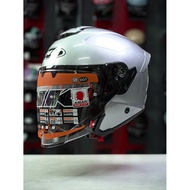INK TERRA 2 SILVER HELMET DOUBLE VISOR HELMET INK TERRA SILVERTouring INK TERRA 2 SILVER DOUBLE VISO