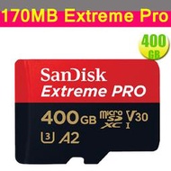 SanDisk 400GB 400G microSDXC【Extreme Pro 170MB】A2 U3 記憶卡