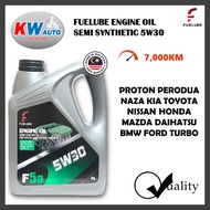 Fuelube F5a Malaysia Engine Oil engine oil 5w30 Semi Synthetic Proton Perodua Toyota Honda