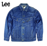 เสื้อแจ็คเก็ตยีนส์ วินเทจ USA LEE RIDERS PATD  รุ่นเก่า กระดุมตอกเบอร์ 8 L อก21.5”รอบอก42”1/2