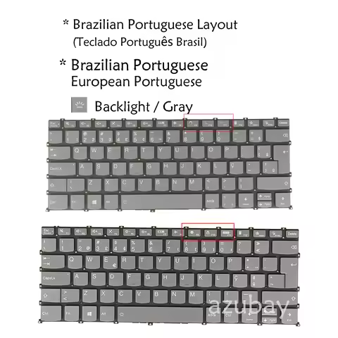 Brazilian Portuguese Backlit Keyboard For Lenovo Flex 5-14ARE05 5-14IIL05 5-14ALC05 5-14ITL05 81X2 8
