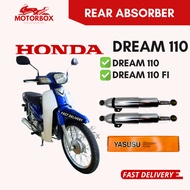 100% ORI YASUSU  DREAM 110 FI EX5 110 FI REAR ABSORBER BELAKANG SHOCK ABSOBER ASORBER ASOBER MONOSHO