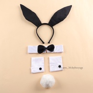 [High Quality] Bunny Ear Set Headband Bunny Girl Headband Easter Party Halloween Ball Headband CH08