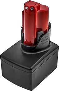 PRUVA Battery Compatible with Mil wau kee M12 DE-0C, M12 DE-201C, M12 GG, M12 GG-0, M12 GG-401B, M12