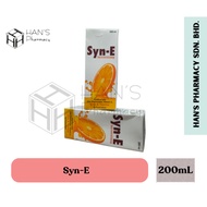 Syn - E (Vital Electrolytes, Vitamin C, Zinc & Taurine) 200mL