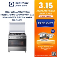 Electrolux Free-Standing Gas Cooker With Electric Oven (90cm) EKM9689X