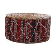 [SG1028] -Friendly Handcrafted Straw Floor Pillow For Meditation And Relaxation Pouf Cushion Floor S