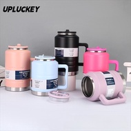 UPLUCKEY Sports Water Bottles, 2L Thickened Water Bottle, Portable Broken-resistant Insulated BPA Fr