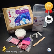 Galaxy Slime Making Kit (with Clay) - Unicorn Series / Unicorn Slime - Butter Slime - DIY Slime Kit 