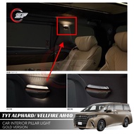 Toyota Alphard/ Vellfire AH40 Car Interior Gold Pillar Light