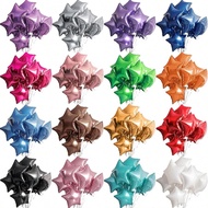 10pcs/Set 18-Inch Star Foil Balloons, 45.72cm, Suitable For Weddings, Birthdays, Back To School, Pro