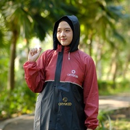 JAS HUJAN RAINCOAT Pria Wanita Terbaru By ORYGO Anti Rembes Original Merah