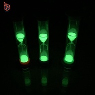 [Blesiya] 3.4 Inch 1 Minute Glow Sand Timer Hourglass For Kids Children Teeth Brushing