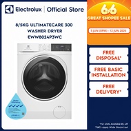 Electrolux EWW8024P3WC 8/5kg UltimateCare 300 Washer Dryer with 2 Years Warranty