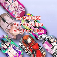 Mouse Skin for MCHOSE A7 M7 Series Pro Max Ultra Wireless Gaming Mouse Matte Sticker New Cartoon Pat