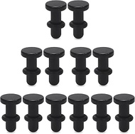 14G-00G Solid Acrylic Flat Tops Gauges for Ears Gauges Plugs with O-Rings Single Flare Gauge Stretch