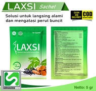 Laxsi Peluntur Lemak -Pelangsing -Susut Perut / Herbal Pelancar BAB Buang Air Besar - 10 Sachet